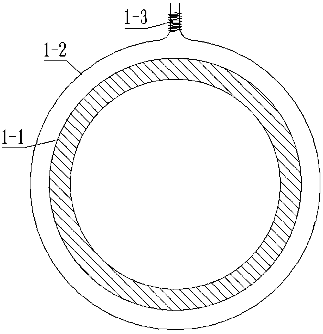 Hose packaging structure