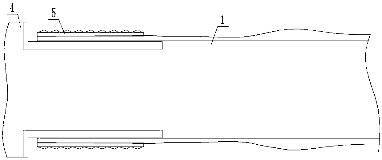 Hose packaging structure