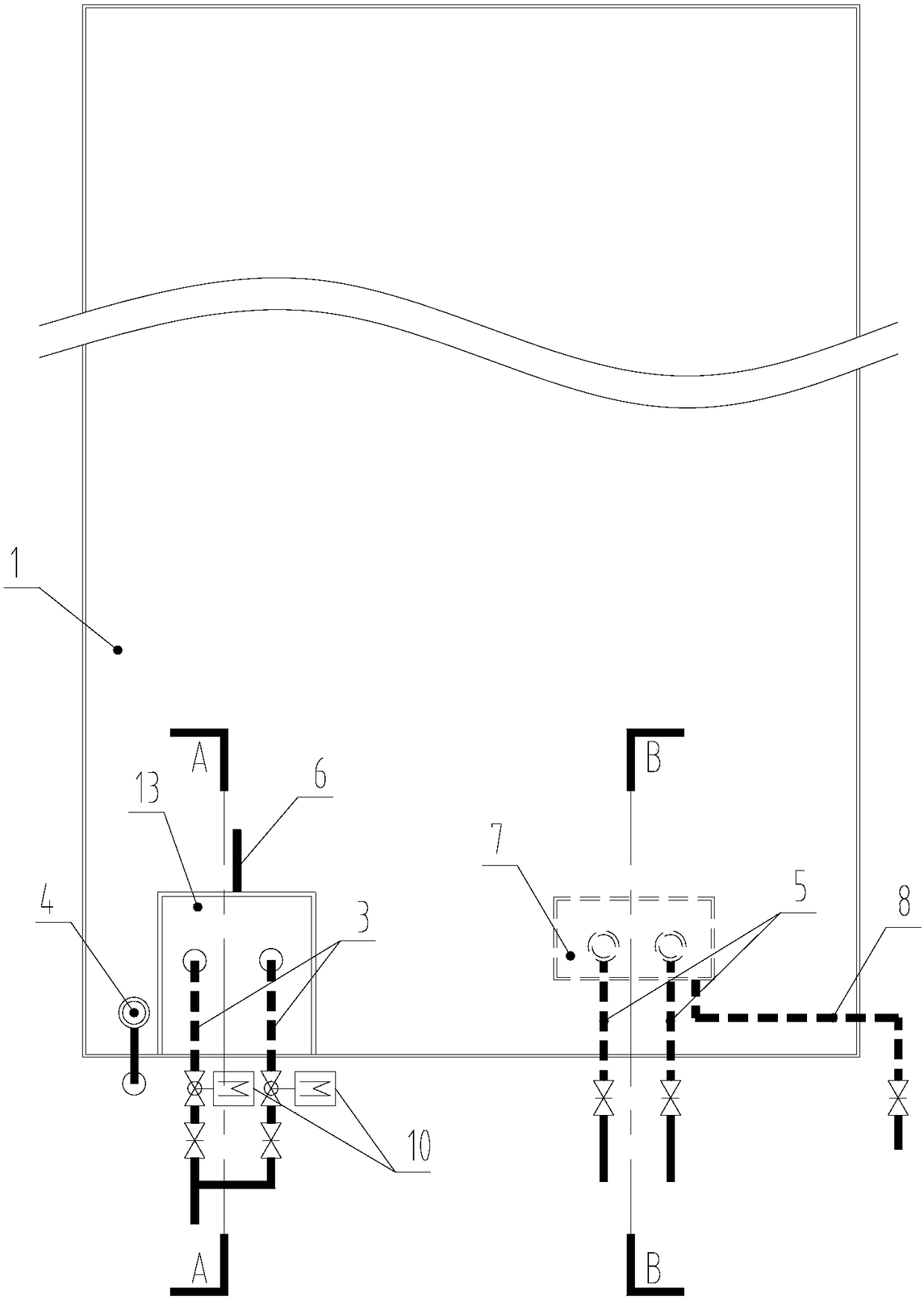 Intelligent multifunctional fire water tank system and control method thereof
