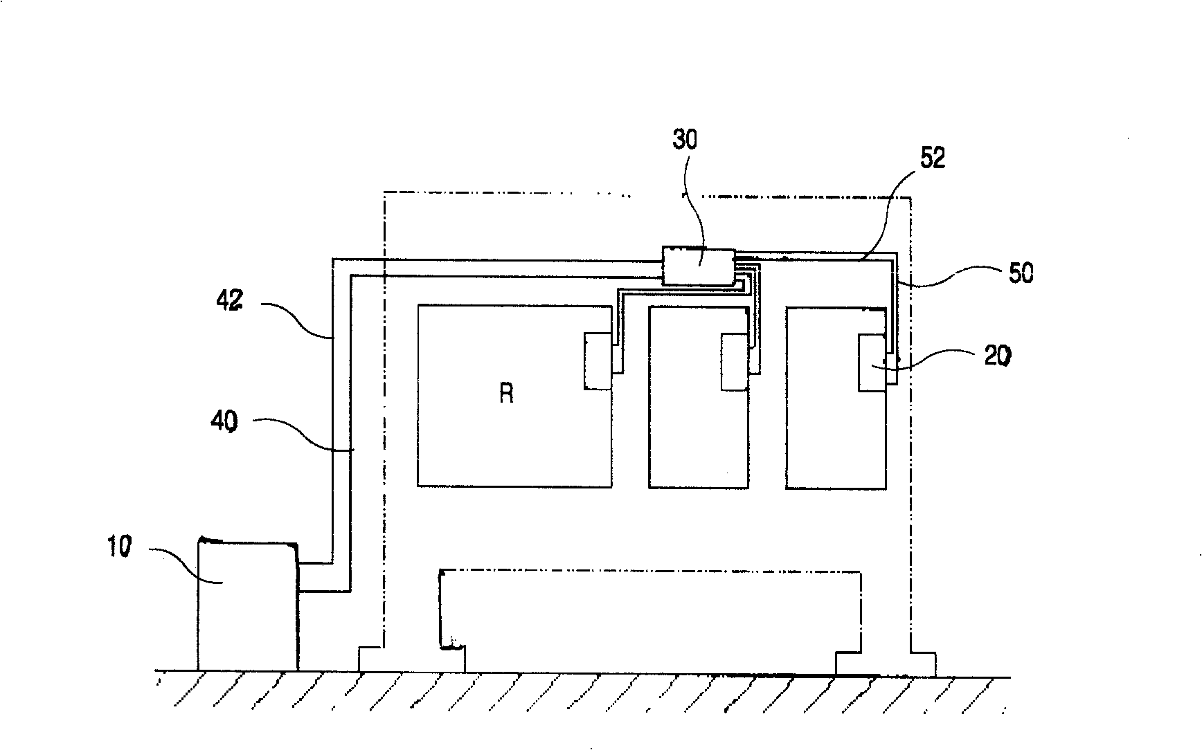 Distributor for central air conditioner