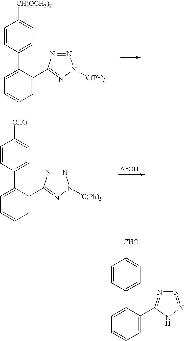 Process for producing 2'-(1h-tetrazol-5-yl)biphenyl-4-carbaldehyde