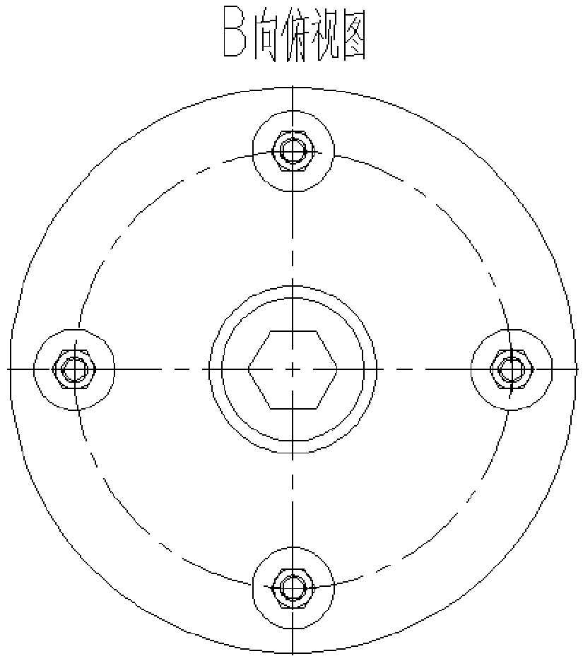 A pressure self-buffering large flow safety valve test device