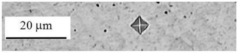 Method for measuring fracture toughness of large thickness, high toughness hard film on metal surface