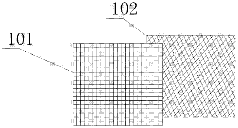 A two-stage horizontal integrated sewage treatment device