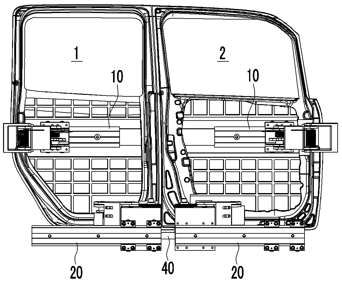 Sliding door device for vehicle