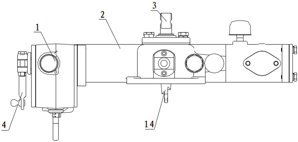 A transmission double h control mechanism