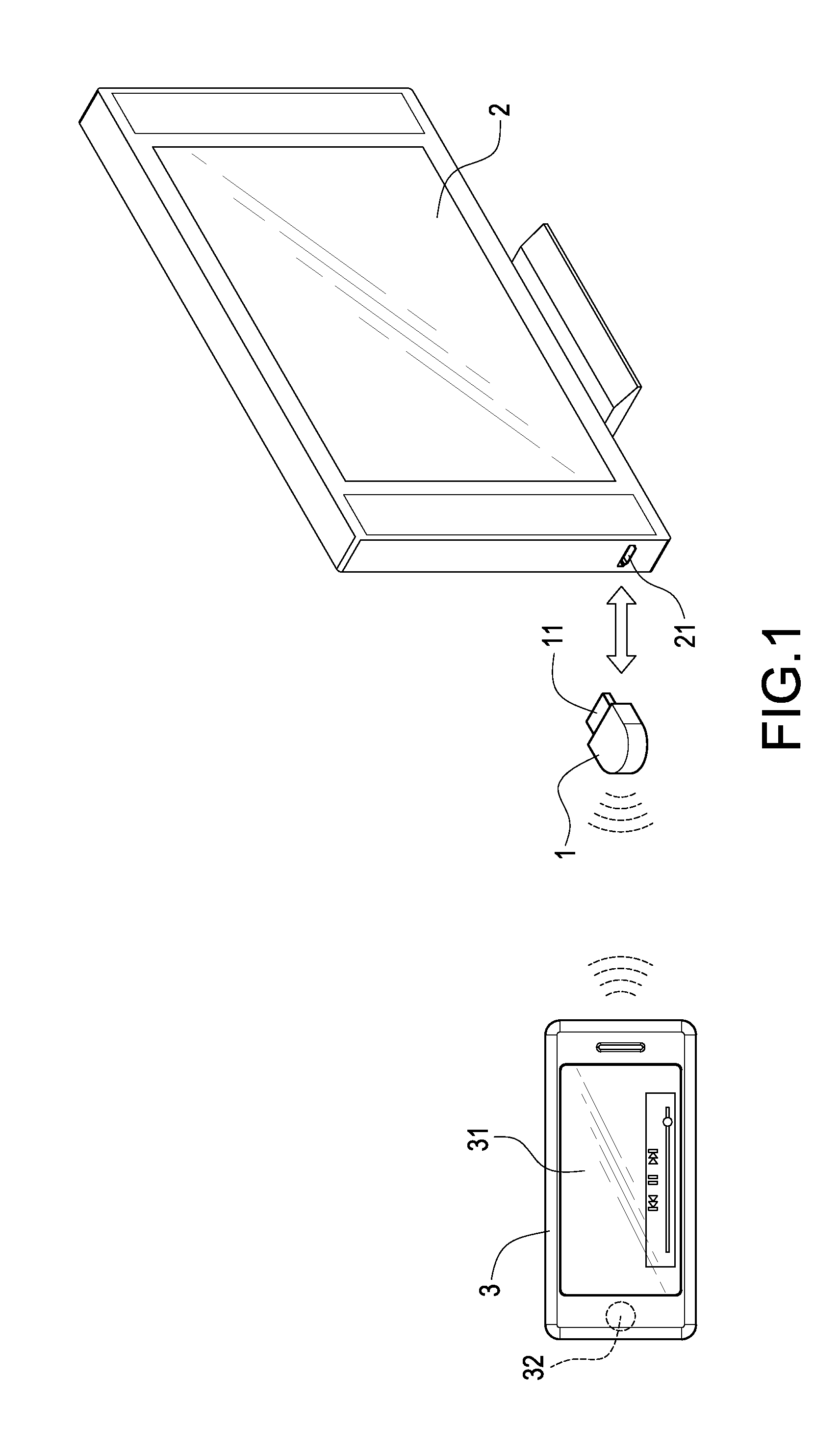 Data transmission device, system and method using the same