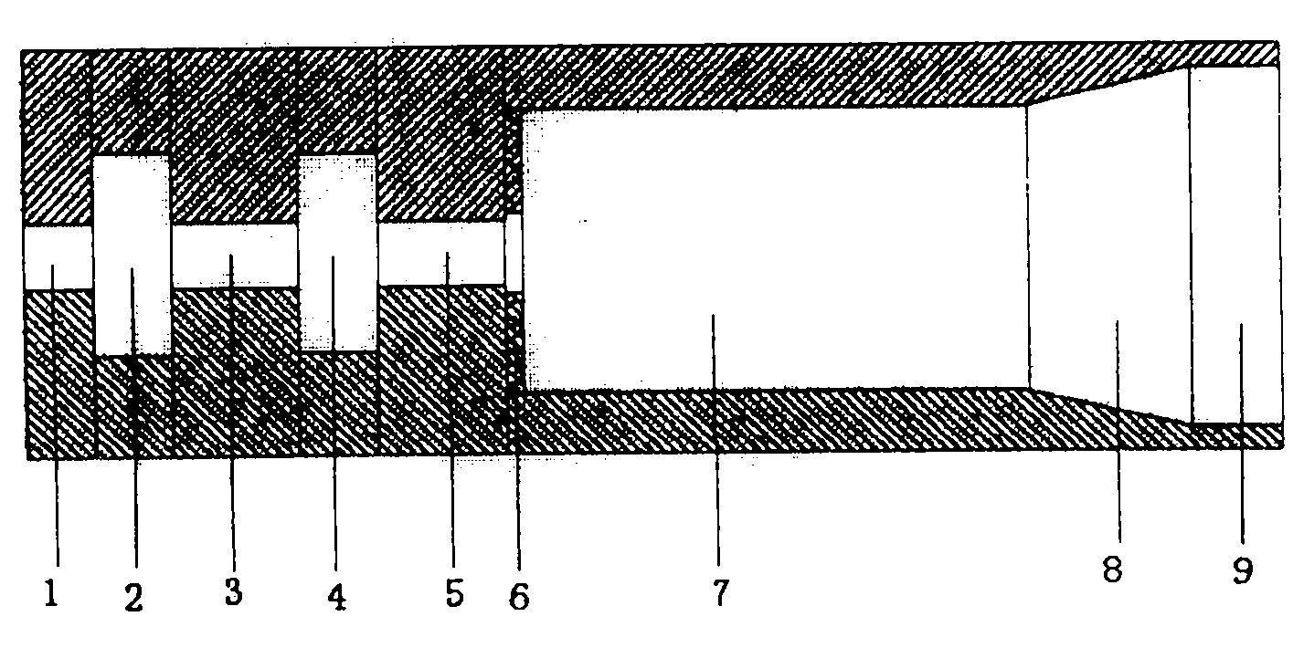 Common frequency iso-mode whirling traveling-wave klystron amplifier