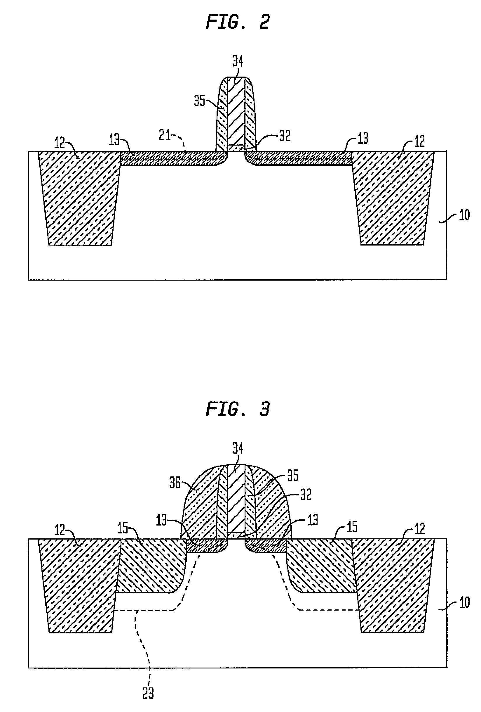 N-channel MOSFETs comprising dual stressors, and methods for forming the same