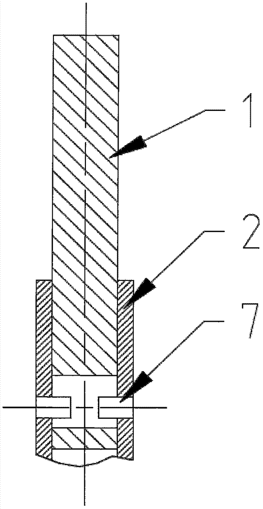 Elastic internal fixing system and pressure-adjustable fixing rod