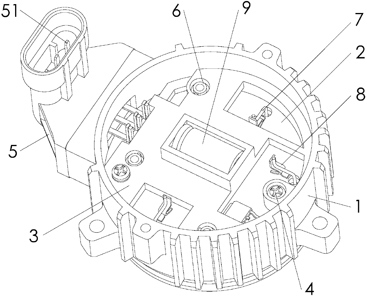 Automotive electronic water pump