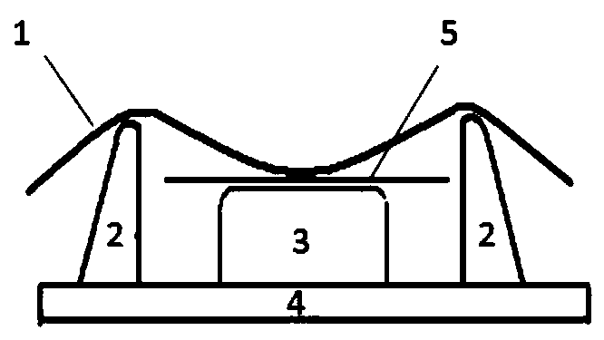 Single-diaphragm preforming method for composite lamination