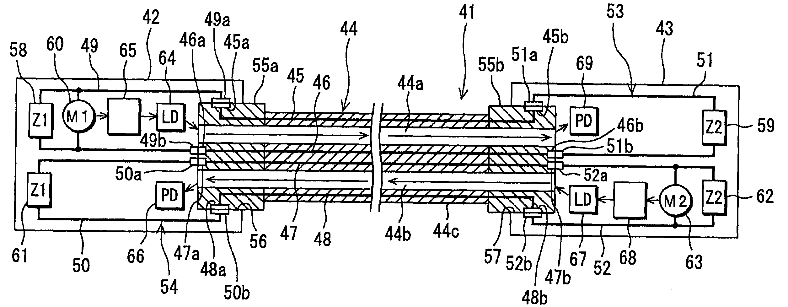 Optical communication system, optical communication apparatus, and optical cable