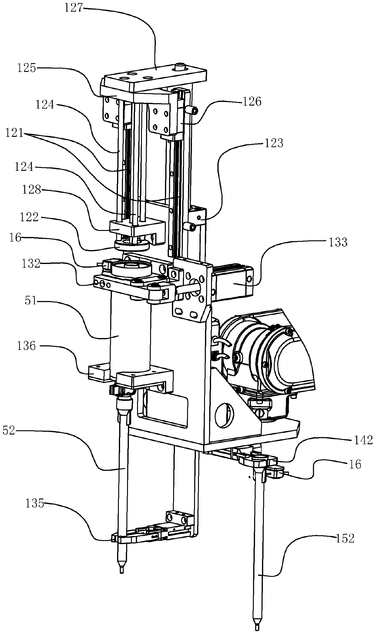 Automatic replacement device of dispensing needle