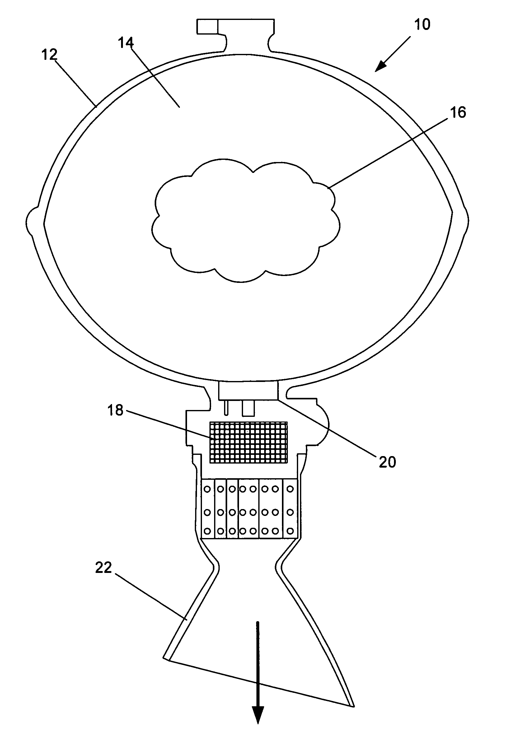 Decoy device and system for anti-missile protection and associated method