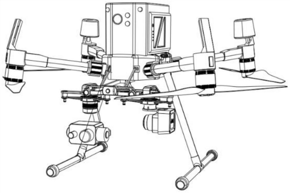 Unmanned aerial vehicle flight route correction system, method and related device