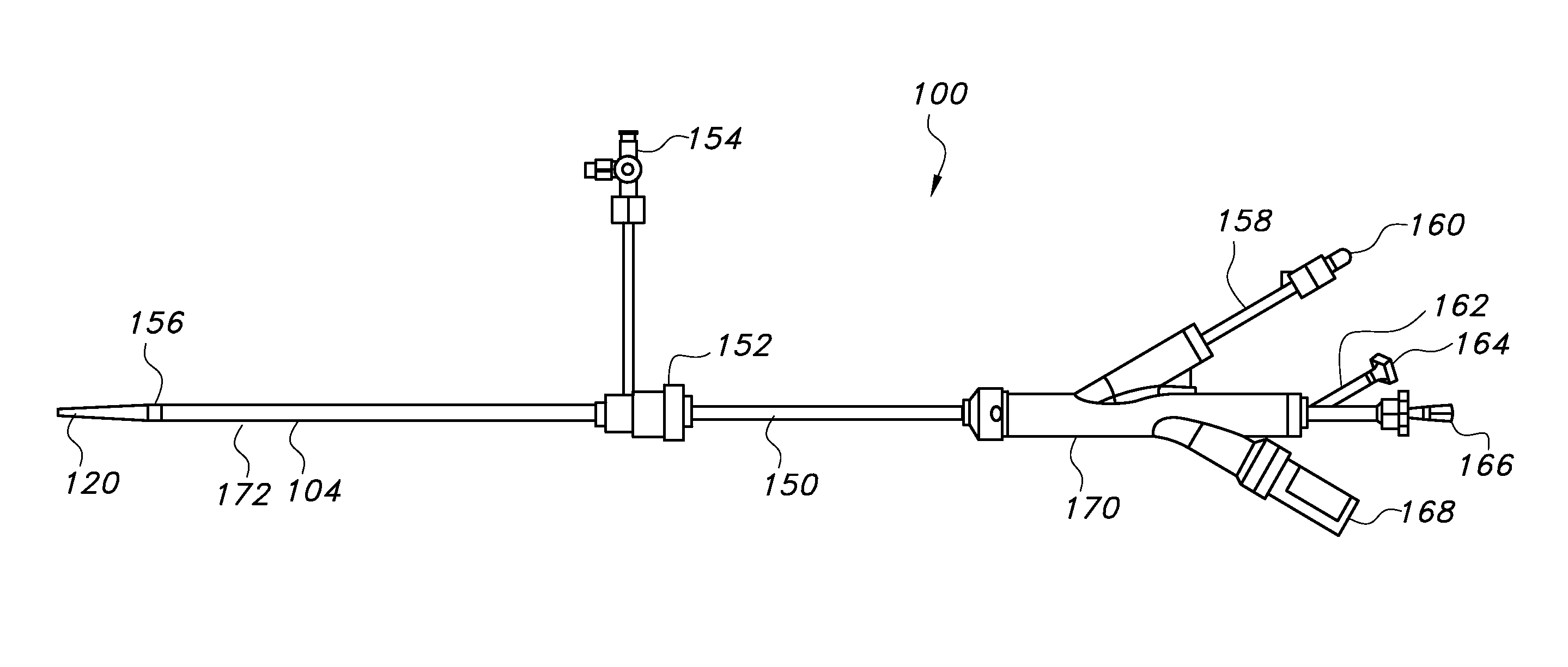 Endovascular delivery system with an improved radiopaque marker scheme