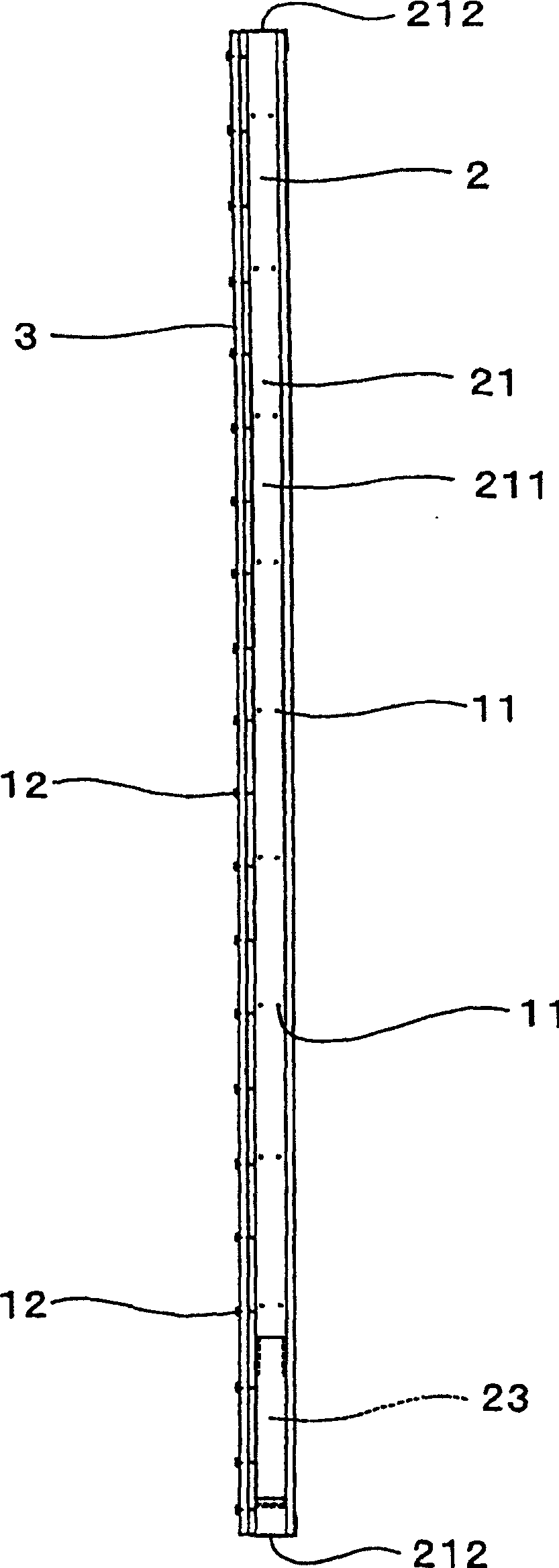 Load bearing wall, and steel house using the load bearing wall