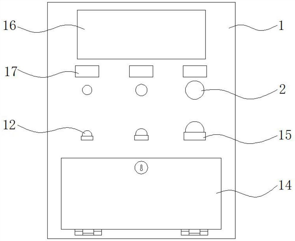 A sorting and recycling device for dry batteries