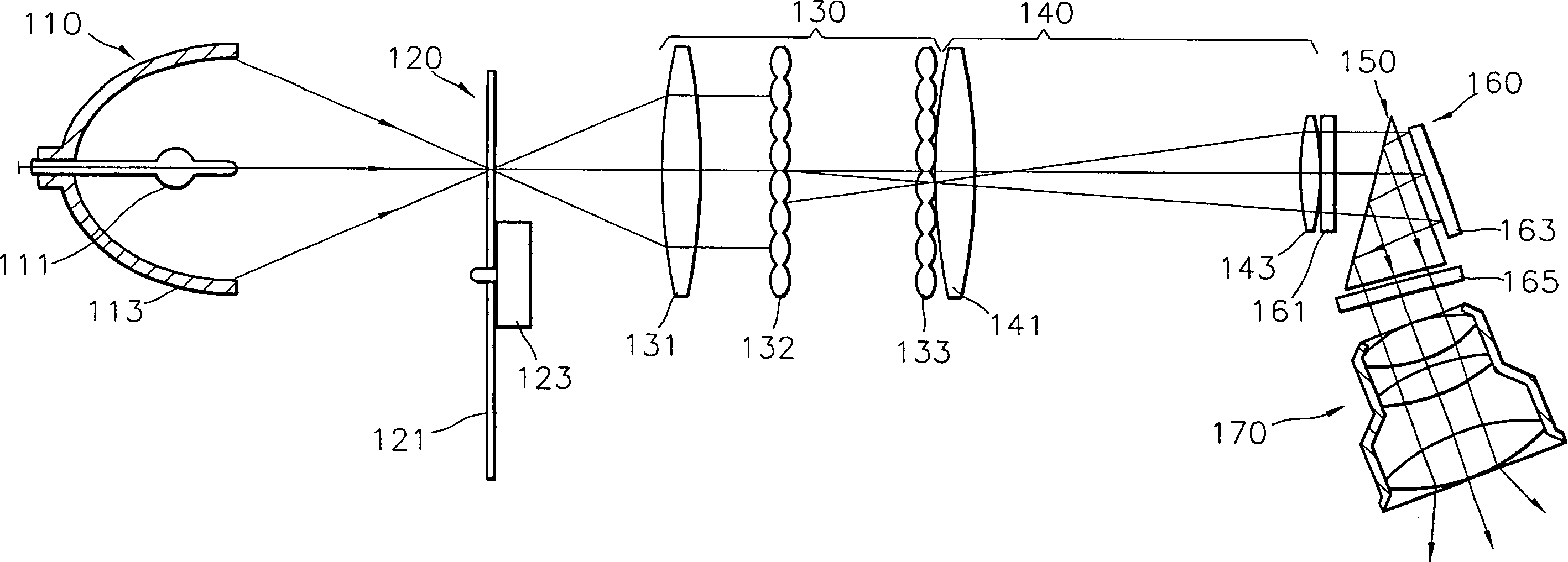 Reflective projecting apparatus