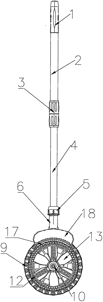 Water-washing and wind-washing dual-purpose car washing device