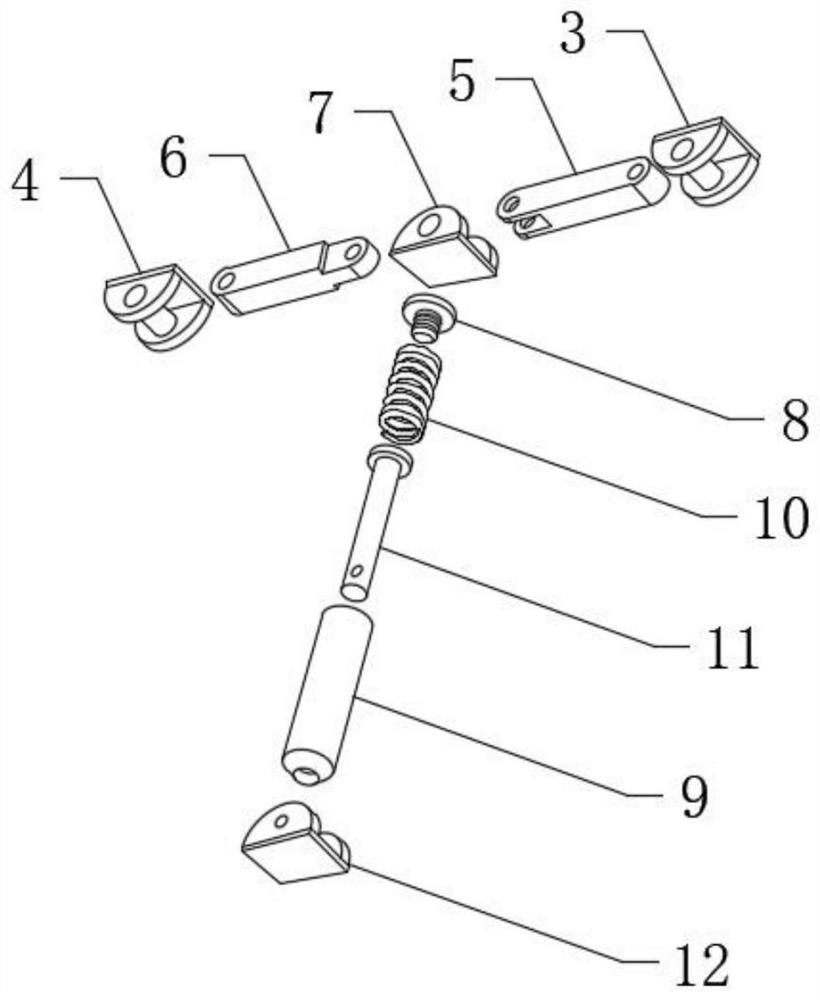 Anti-rust treatment device for hardware workpieces after ultrasonic cleaning