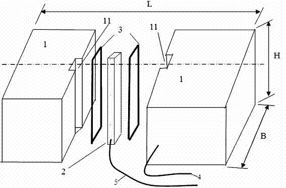 Device for measuring temperature of grinding area during plane grinding