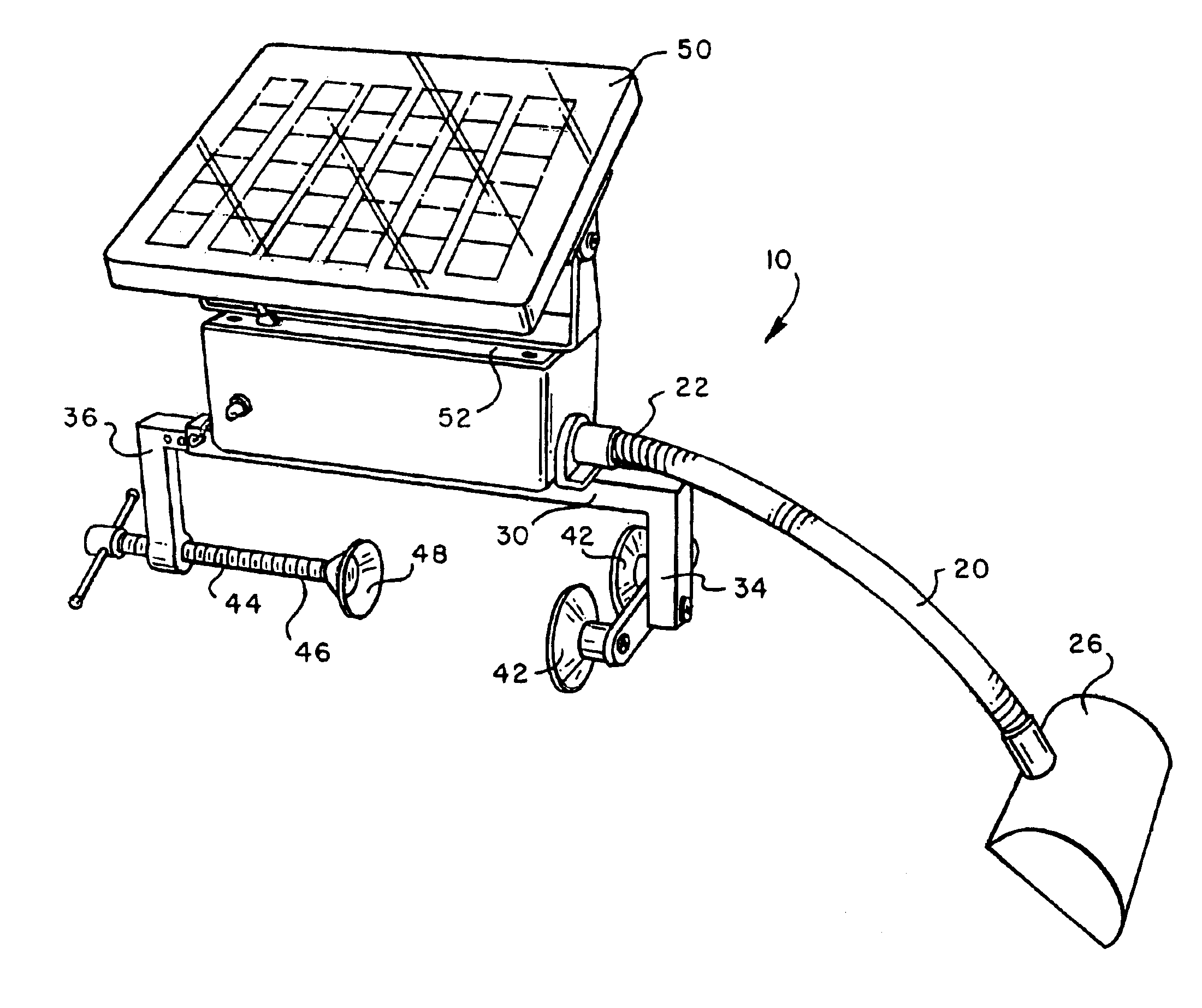 Cemetery monument illuminator