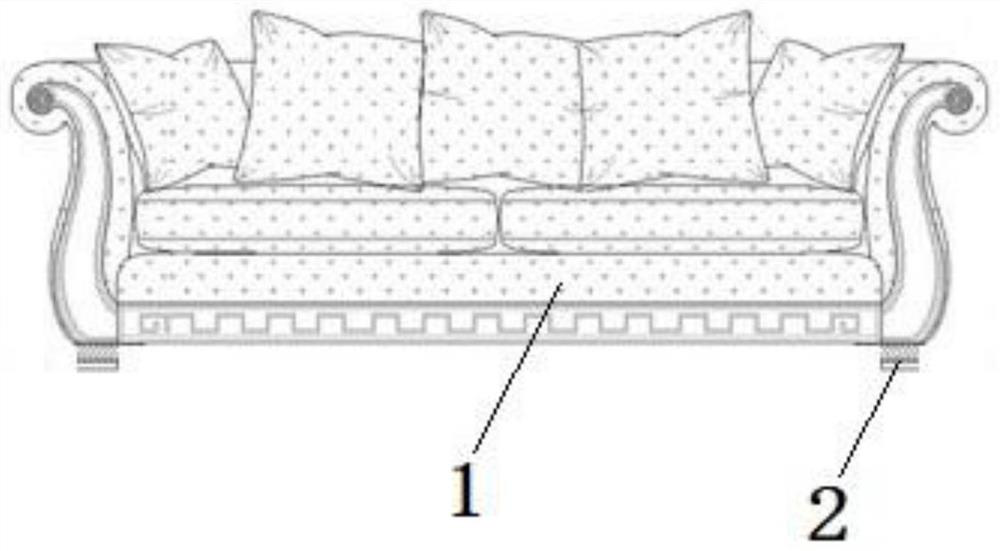 Intelligent sofa capable of adjusting vibration resilience