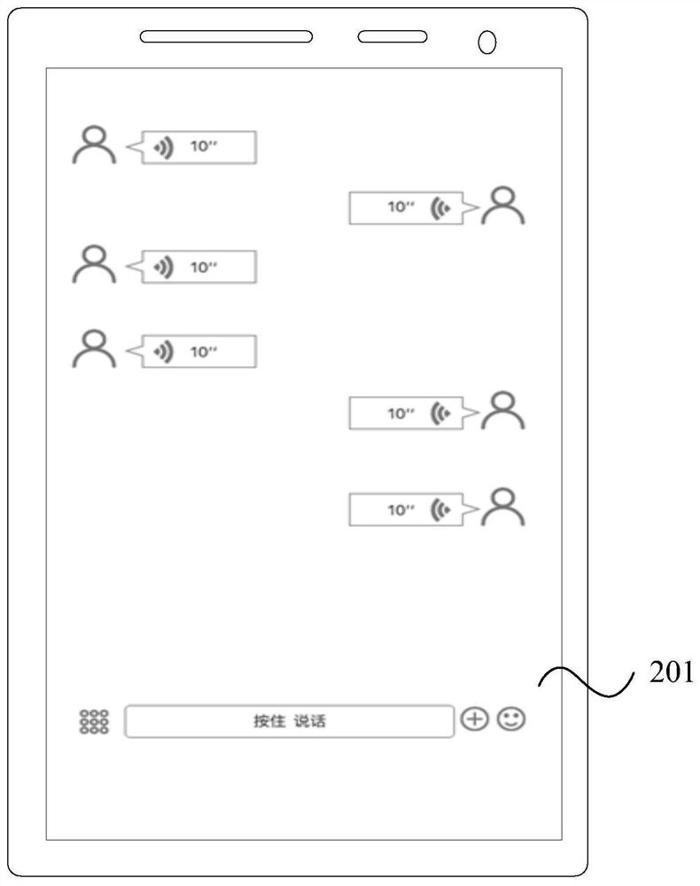 Voice information processing method and device and electronic equipment