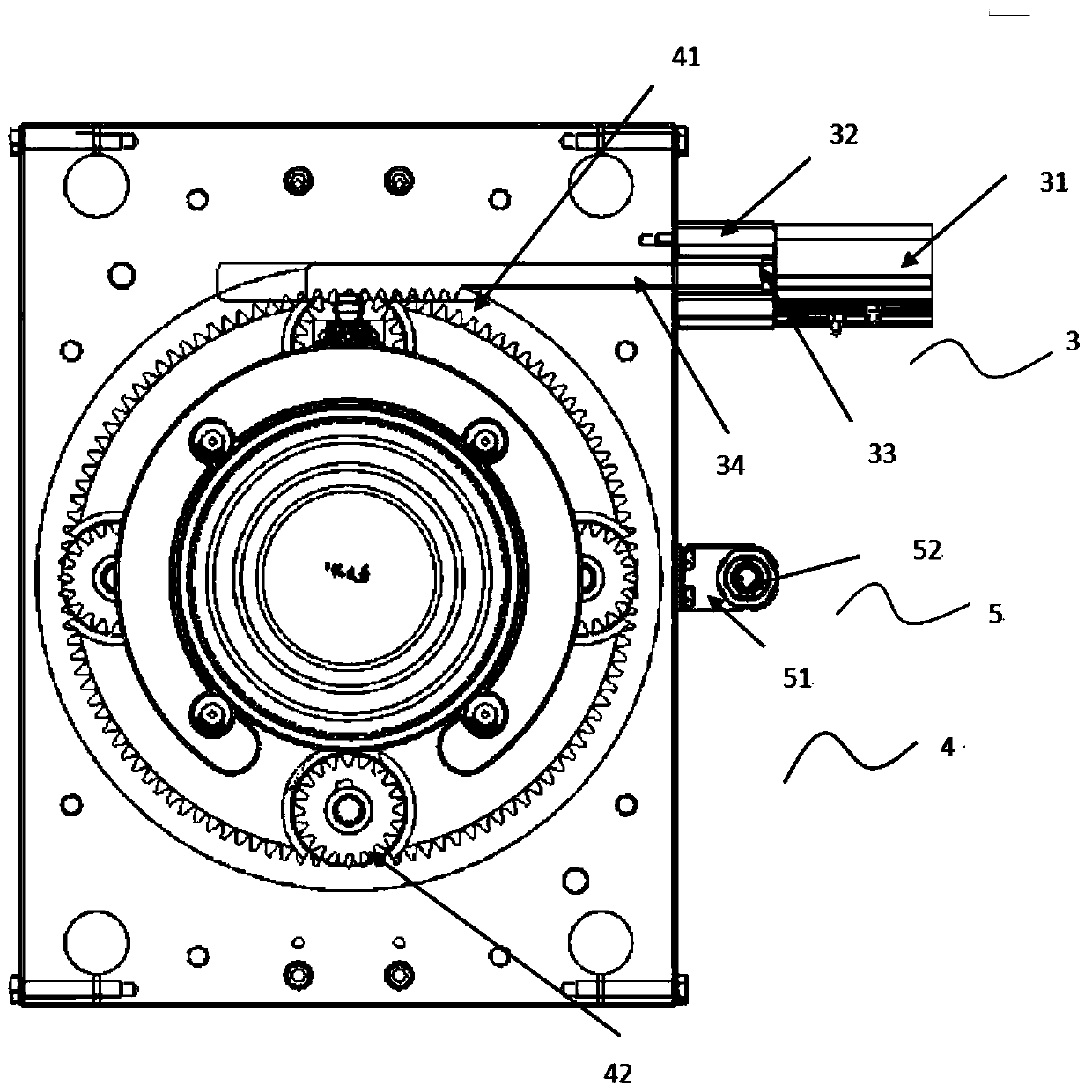 Bottom cover separating device and packaging equipment