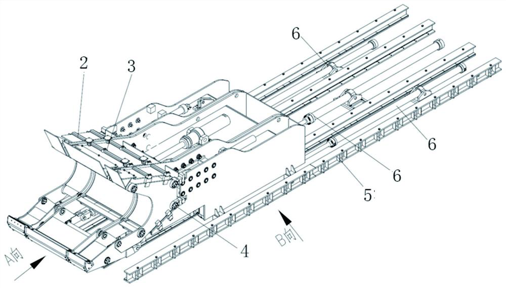 Three-vehicle-body belt winding assisting device