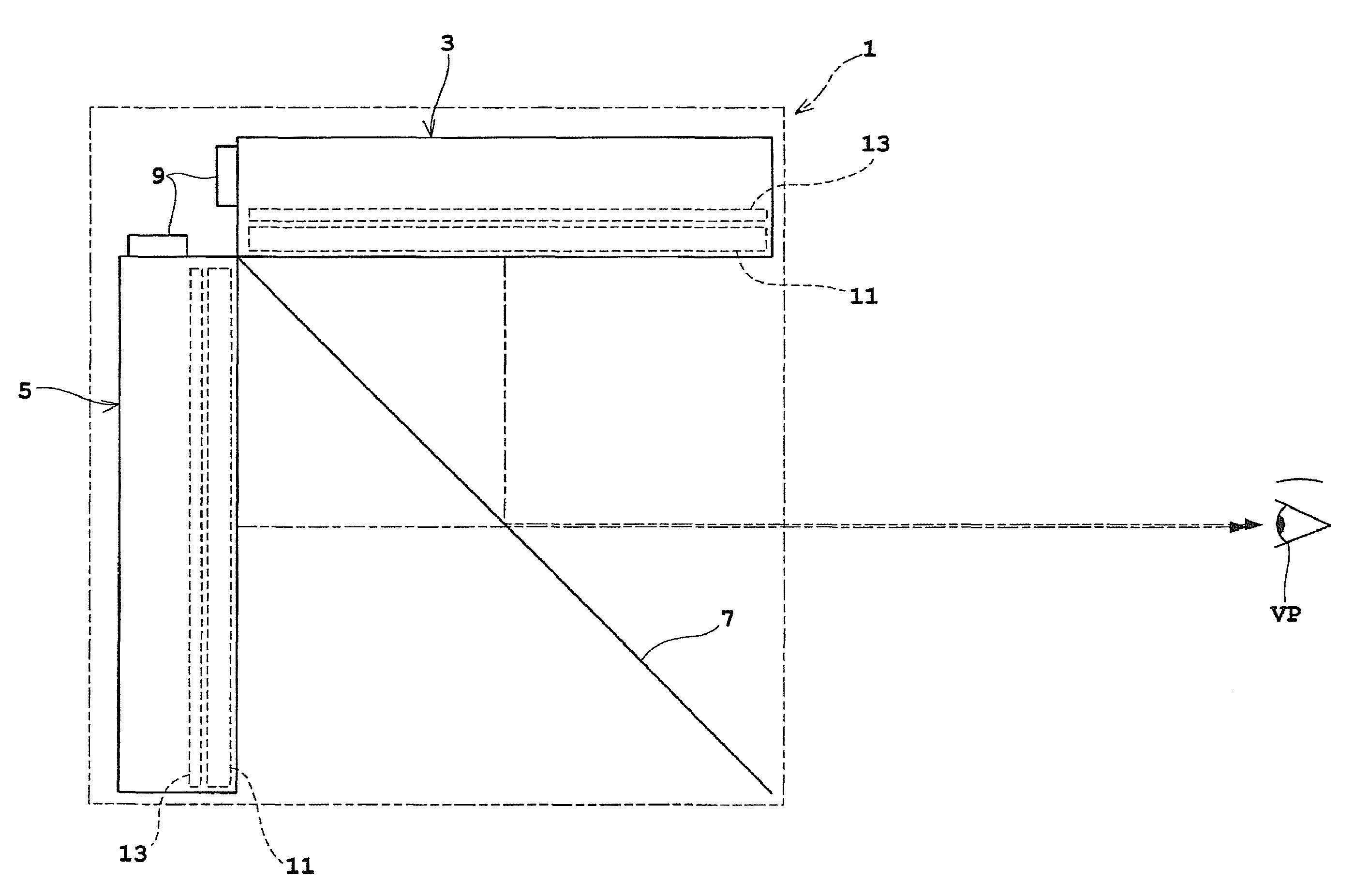 Stereo image display device that is capable of making a stereo image recognized based on a right-eye image and a left-eye image