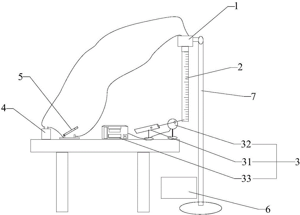 Gravitational acceleration measuring method and device thereof