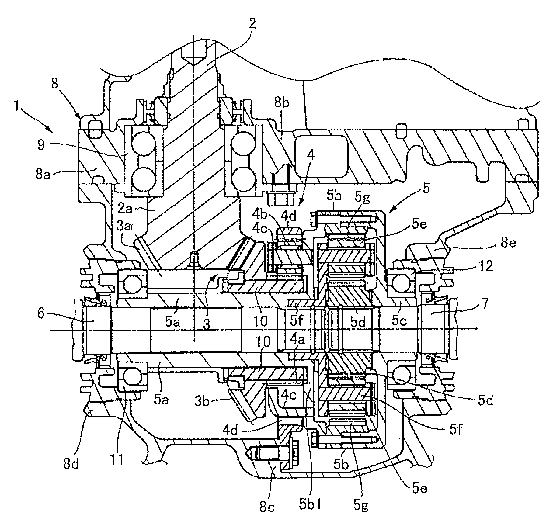 Differential apparatus for vehicle