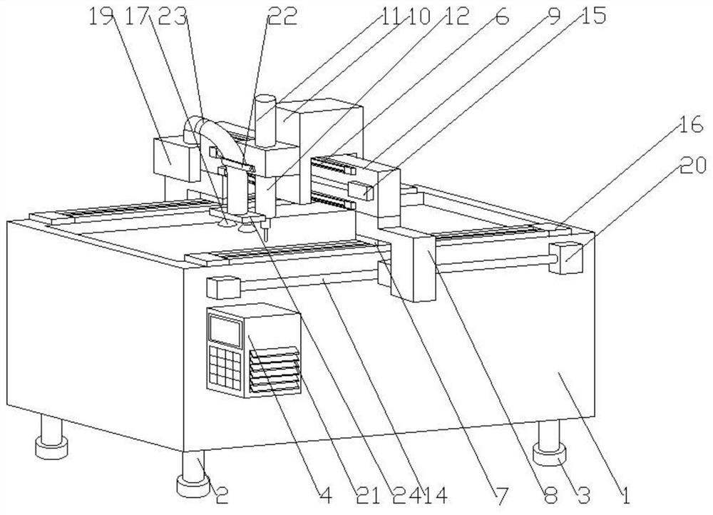 Novel thermal insulation material sample cutting device