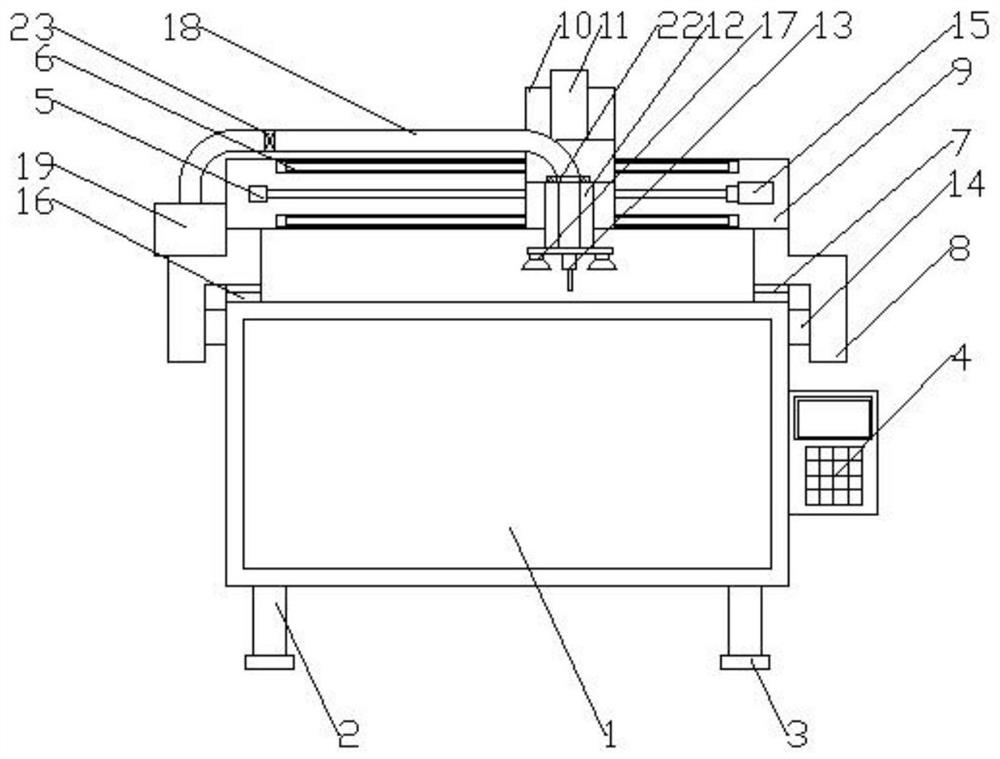 Novel thermal insulation material sample cutting device