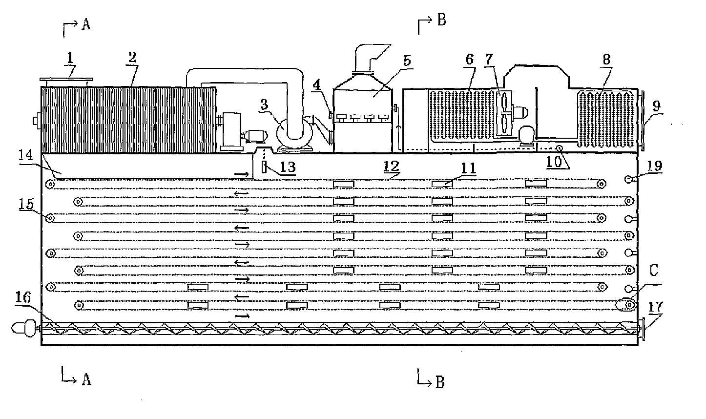 Method of Integration of Concentration-Dehydration and Aerobic Air-drying of Sewage Sludge