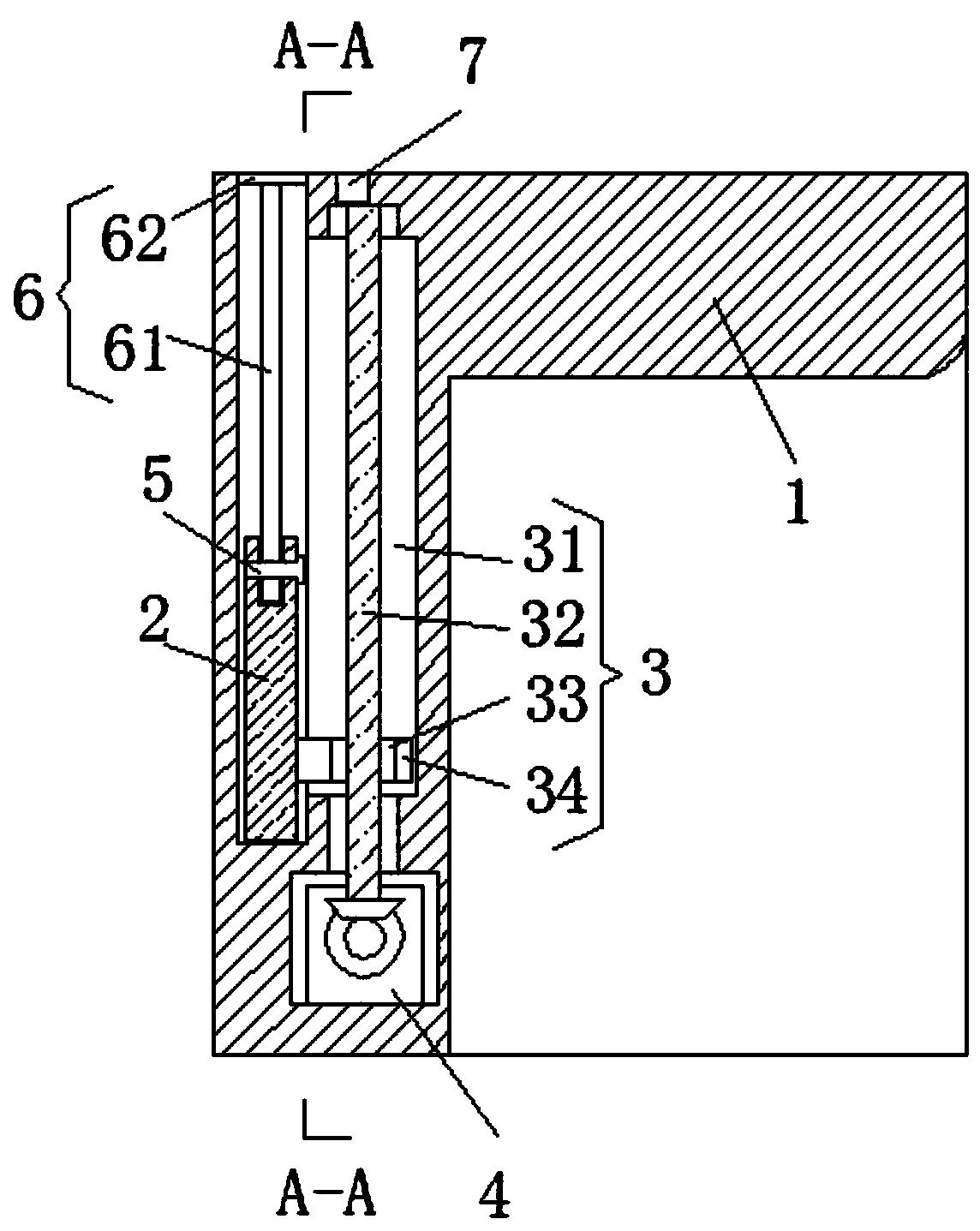 Experimental teaching desk with protective device