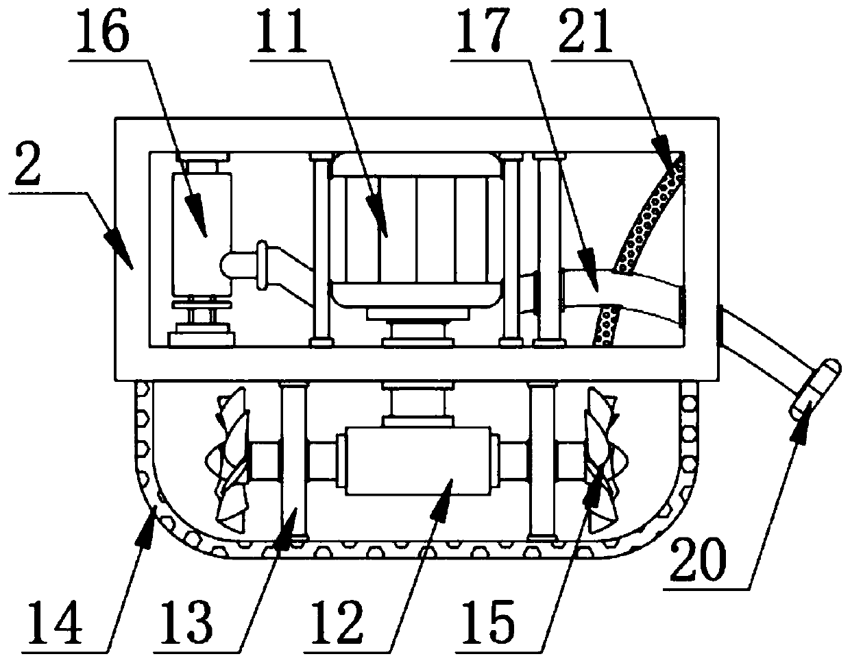 Automatic lotus digging equipment