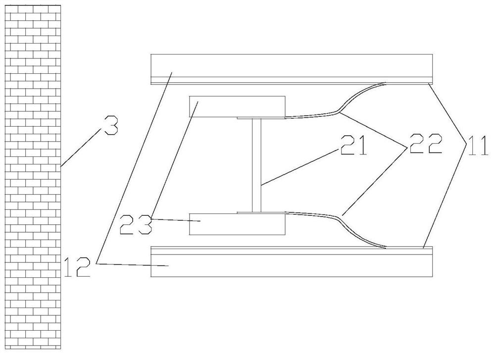 A wall unit supporting adjustment and an adjustment method for the wall unit