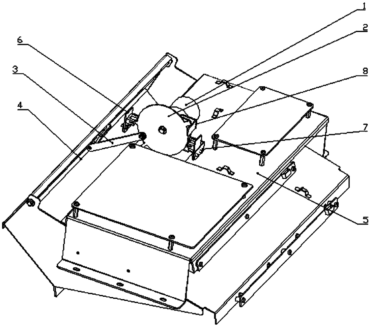 Automatic opening and closing mechanism of cabinet door