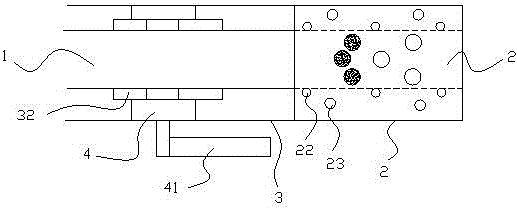 Punching device for strip-shaped material strip