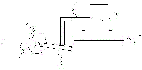 Punching device for strip-shaped material strip