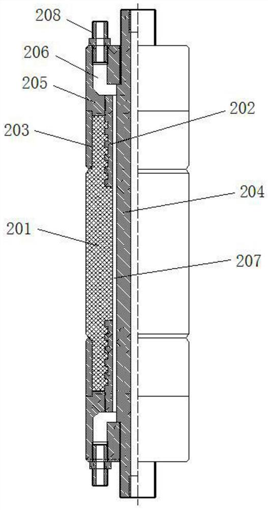 High-pressure airtight simulation device for underground packing system and use method thereof