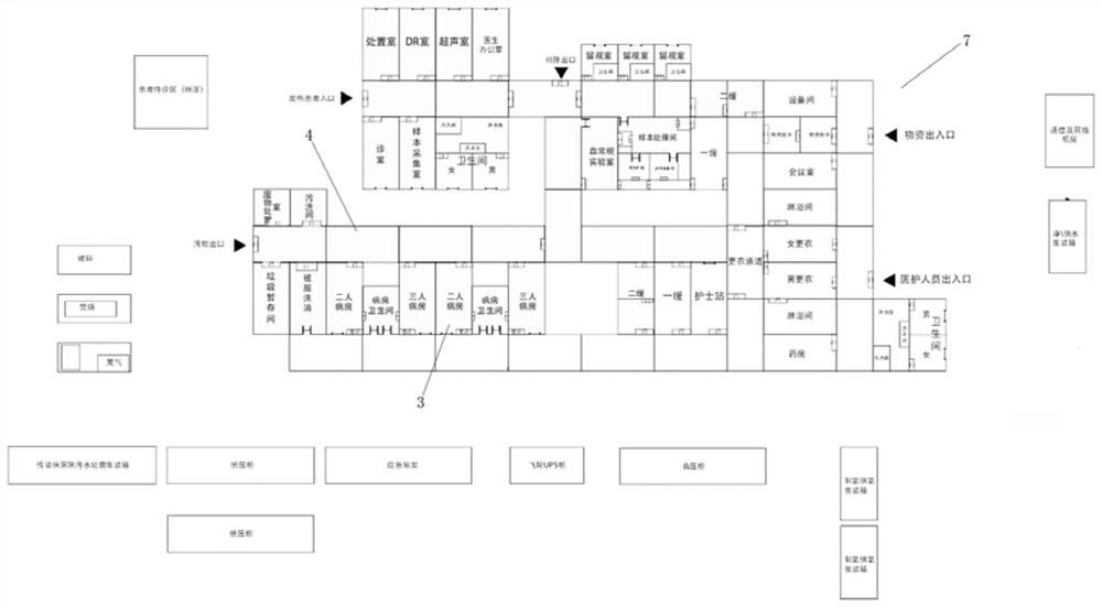 Quickly-deployed total-factor intelligent mobile hospital