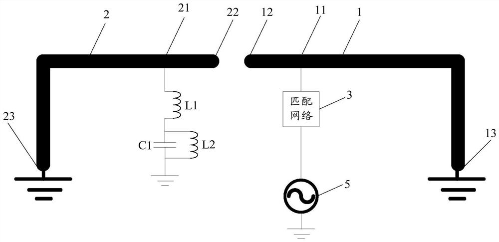 A kind of antenna structure and communication terminal