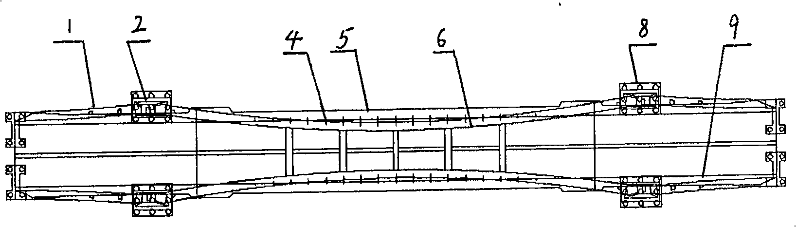 Construction method for bridge steel box basket arch