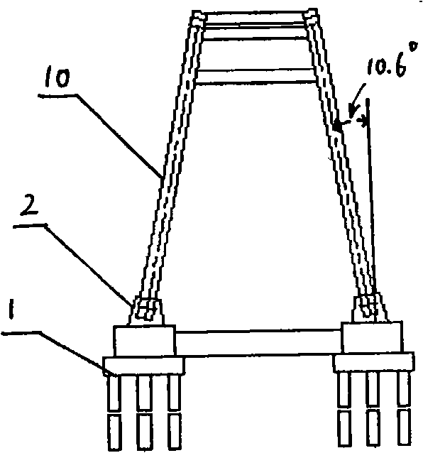 Construction method for bridge steel box basket arch