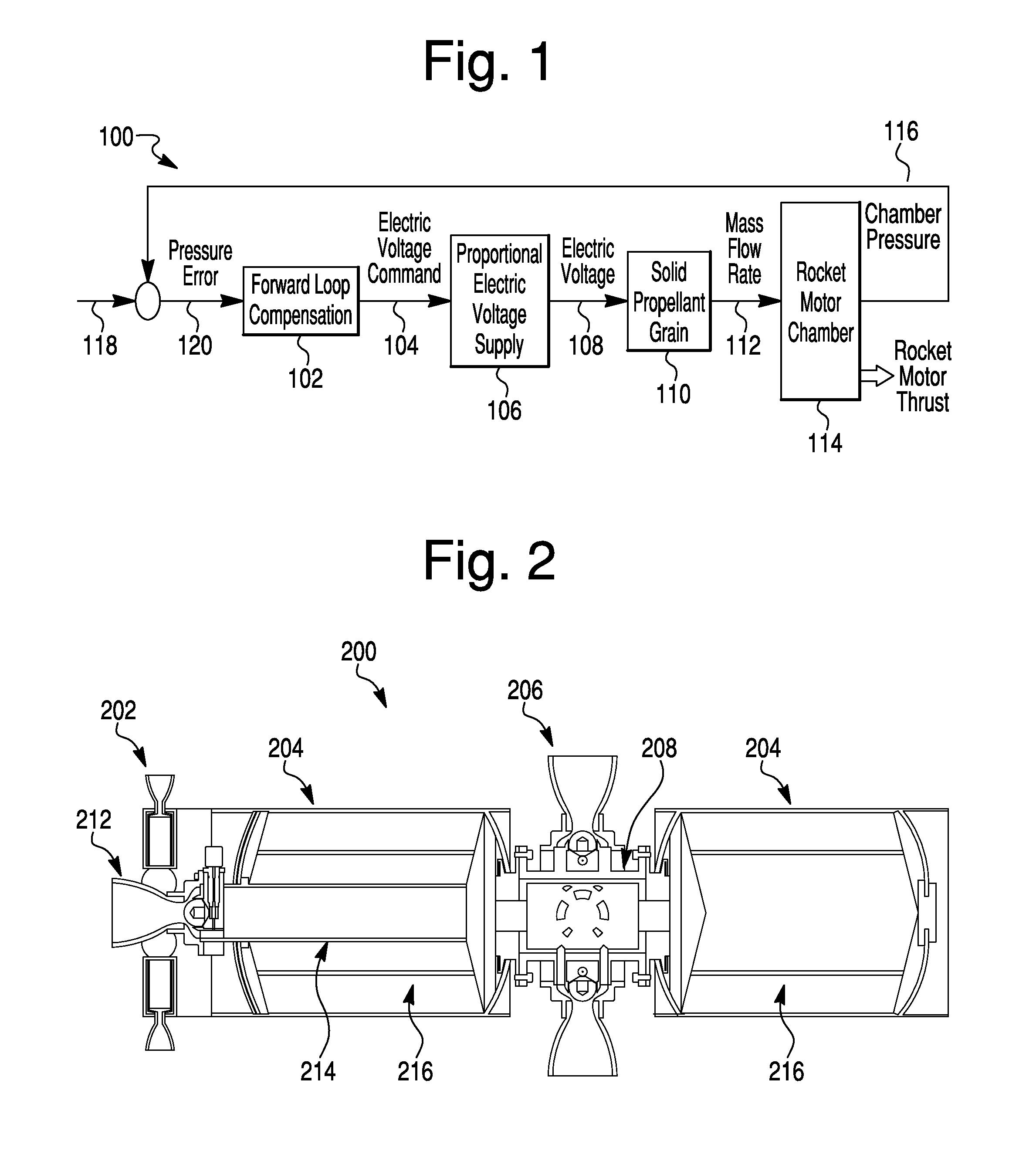 Method and system for controlling solid propellant thrust
